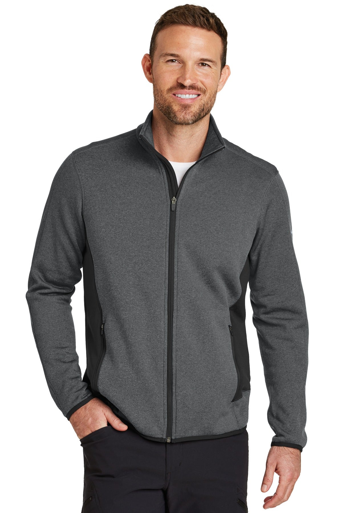 Eddie Bauer® Full-Zip Heather Stretch Fleece Jacket EB238