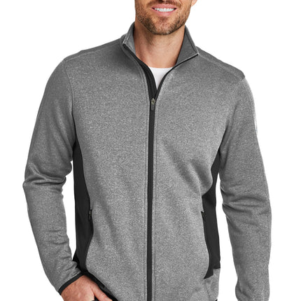 Eddie Bauer ® Full-Zip Heather Stretch Fleece Jacket. EB238