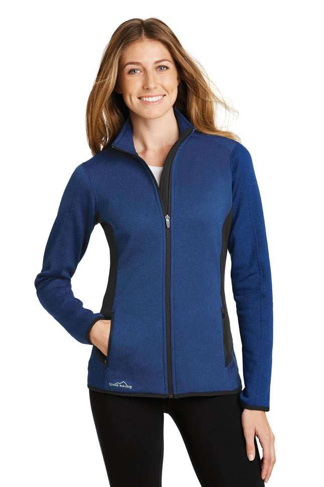 Eddie Bauer ® Women's Full-Zip Heather Stretch Fleece Jacket. EB239
