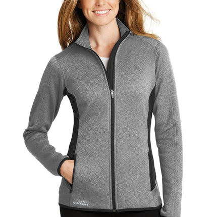 Eddie Bauer ® Women's Full-Zip Heather Stretch Fleece Jacket. EB239