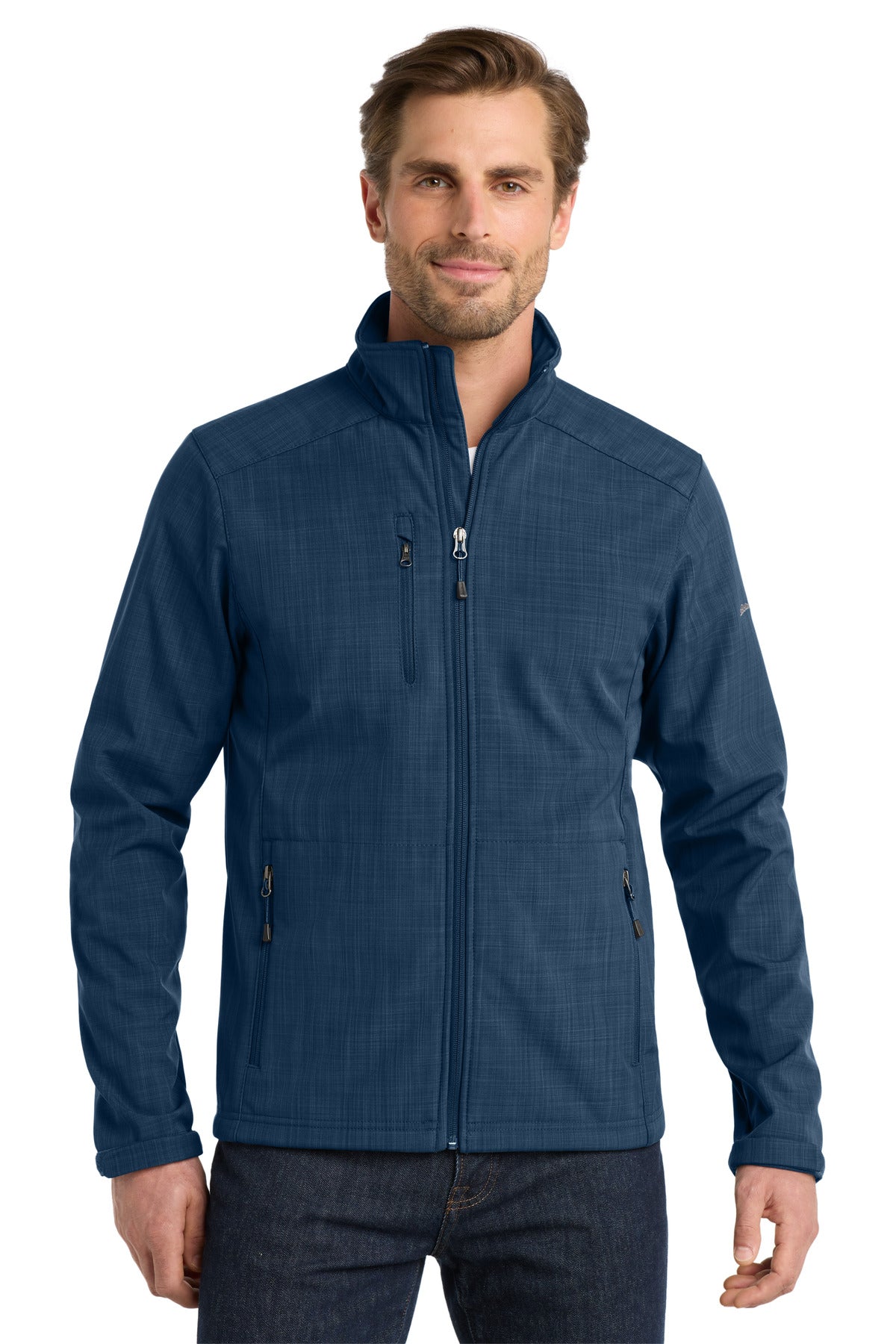 Eddie Bauer® Shaded Crosshatch Soft Shell Jacket EB532