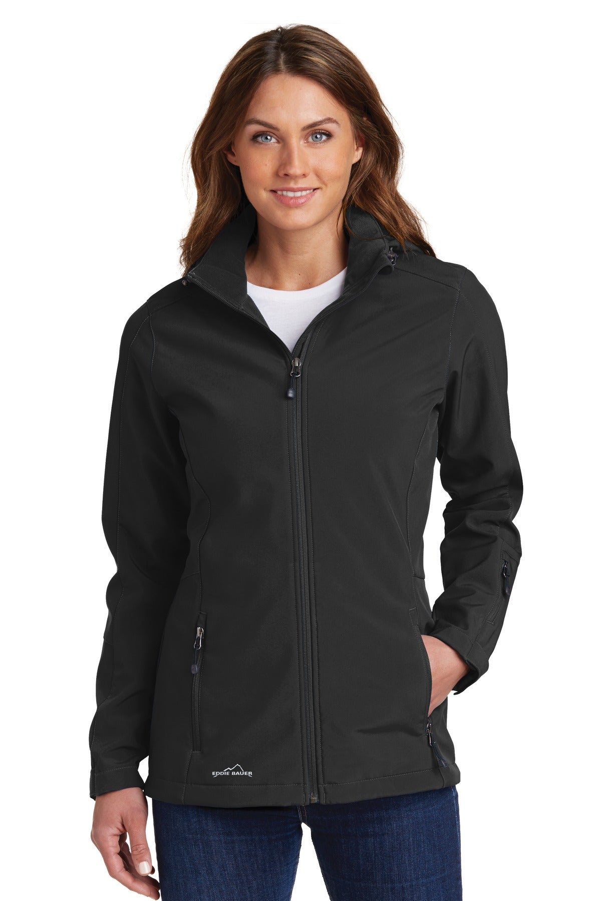 Eddie Bauer® Women's Hooded Soft Shell Parka EB537