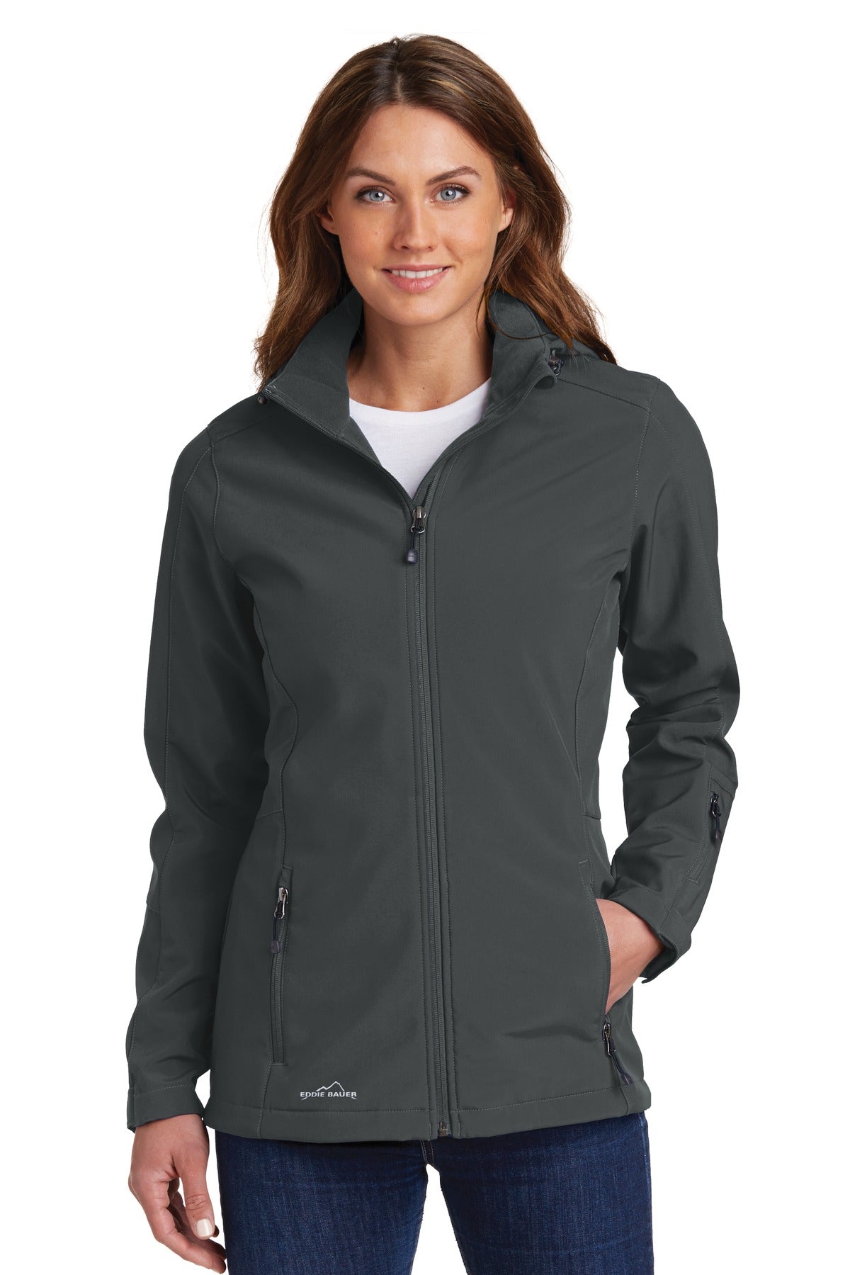 Eddie Bauer® Women's Hooded Soft Shell Parka EB537