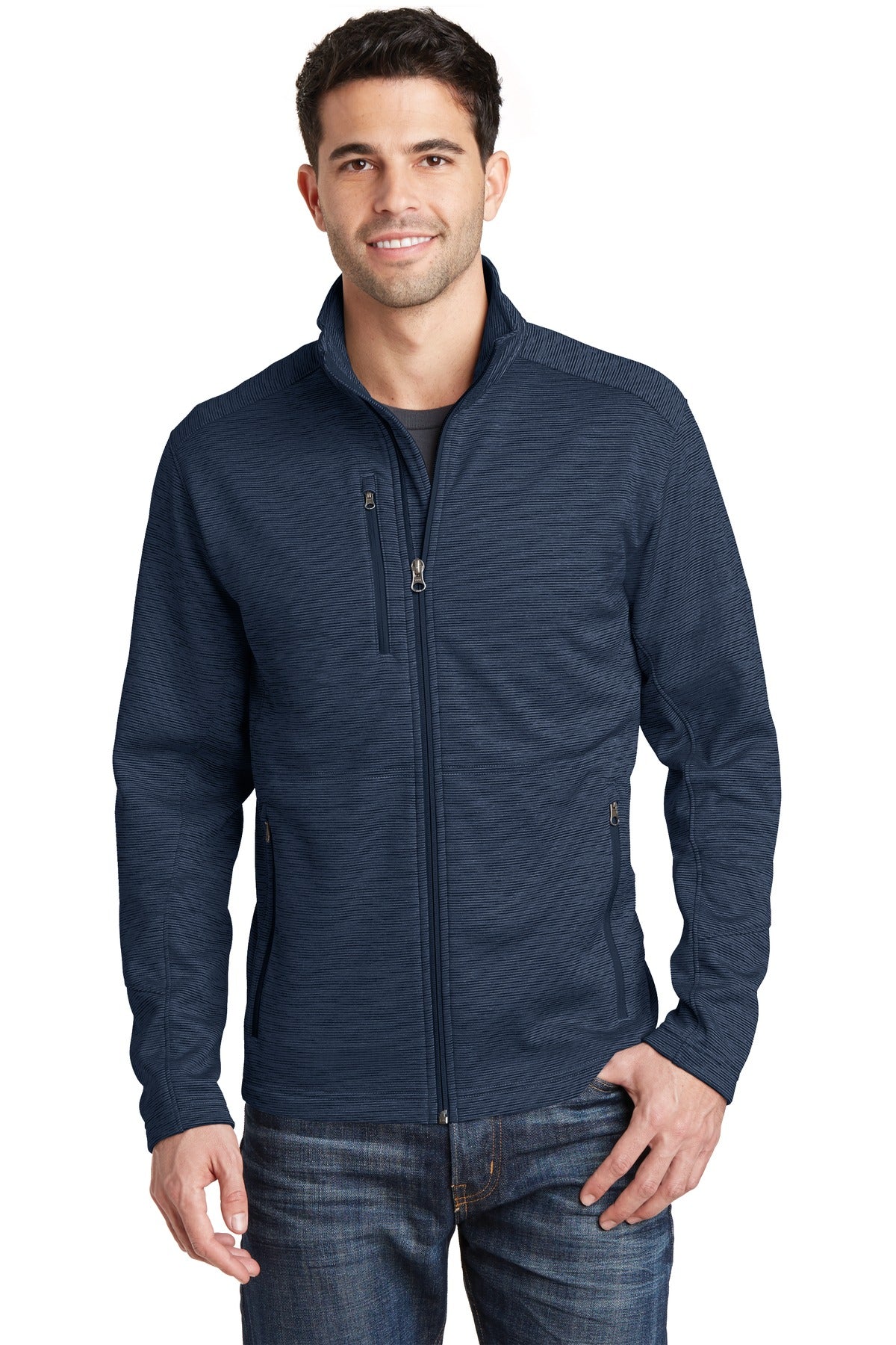 Port Authority® Digi Stripe Fleece Jacket F231