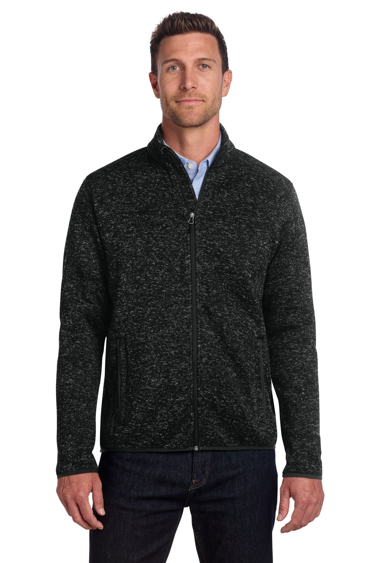 Port Authority® Sweater Fleece Jacket F232
