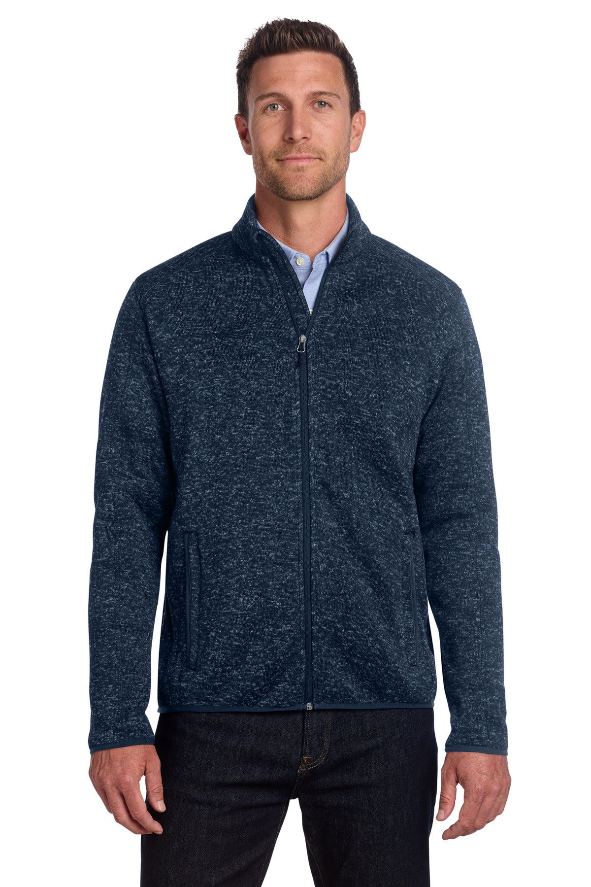 Port Authority® Sweater Fleece Jacket F232