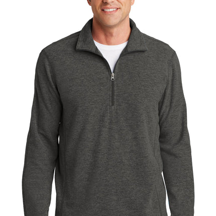 Port Authority ® Heather Microfleece 1/2-Zip Pullover. F234