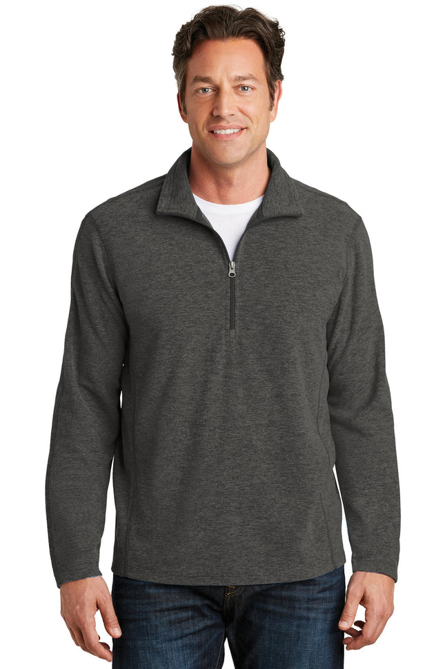Port Authority ® Heather Microfleece 1/2-Zip Pullover. F234