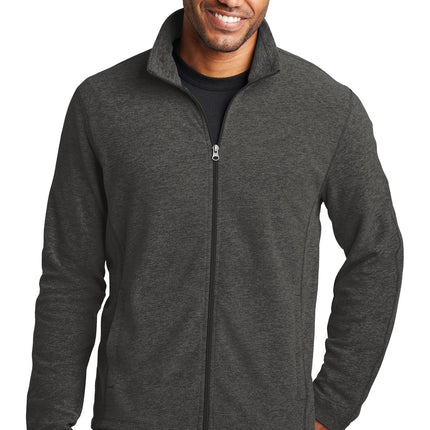 Port Authority ® Heather Microfleece Full-Zip Jacket. F235