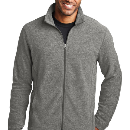 Port Authority ® Heather Microfleece Full-Zip Jacket. F235