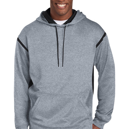 Sport-Tek ® Tech Fleece Colorblock Hooded Sweatshirt. F246