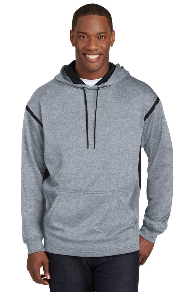 Sport-Tek ® Tech Fleece Colorblock Hooded Sweatshirt. F246