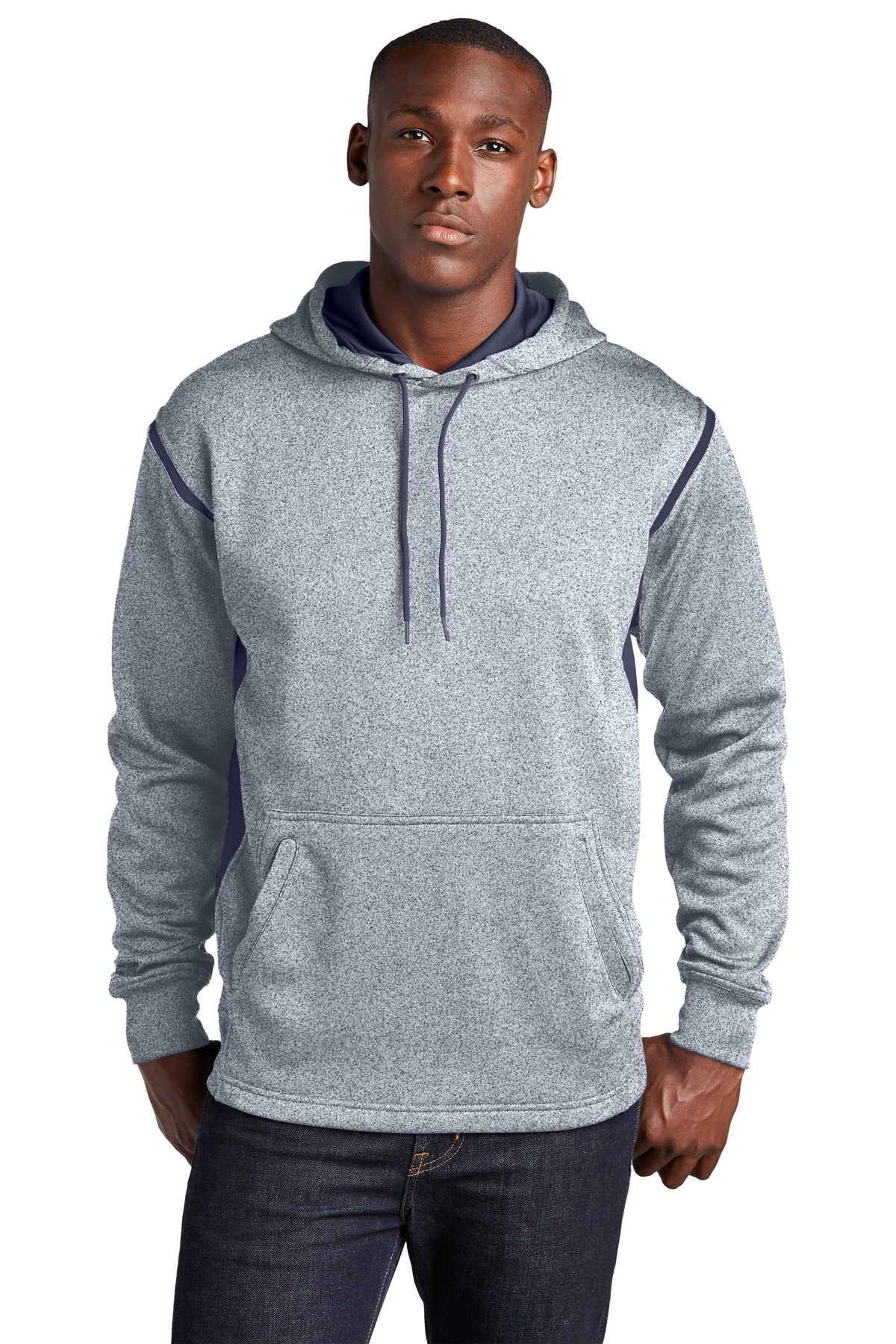 Sport-Tek® Tech Fleece Colorblock Hooded Sweatshirt F246