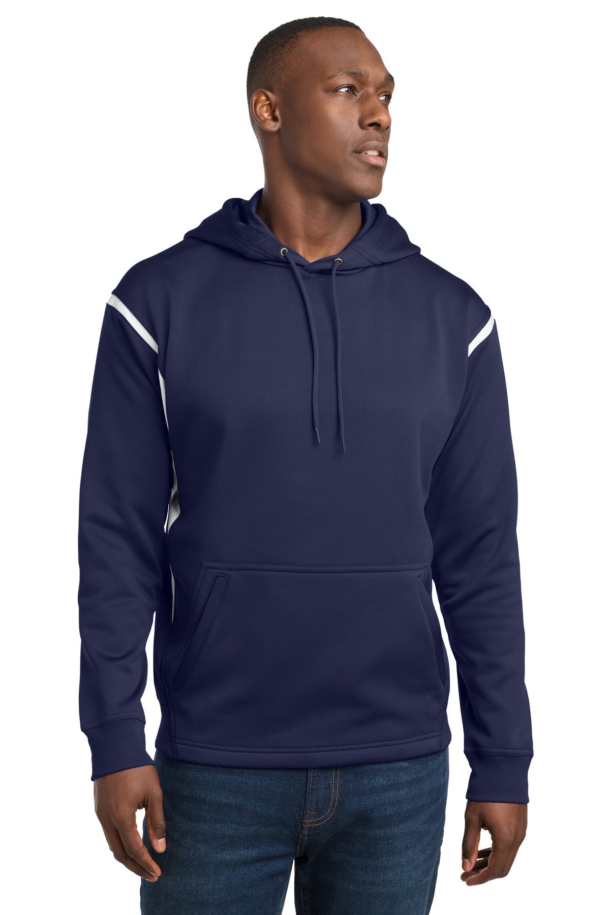 Sport-Tek® Tech Fleece Colorblock Hooded Sweatshirt F246