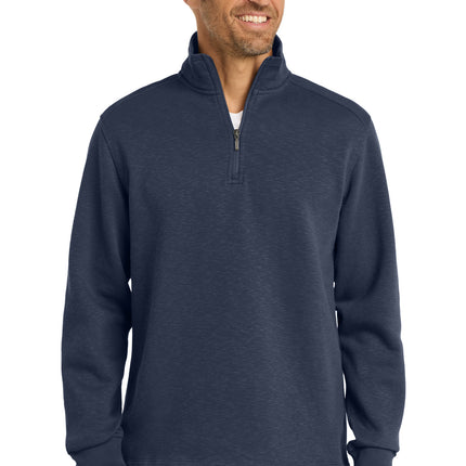 Port Authority ® Slub Fleece 1/4-Zip Pullover. F295