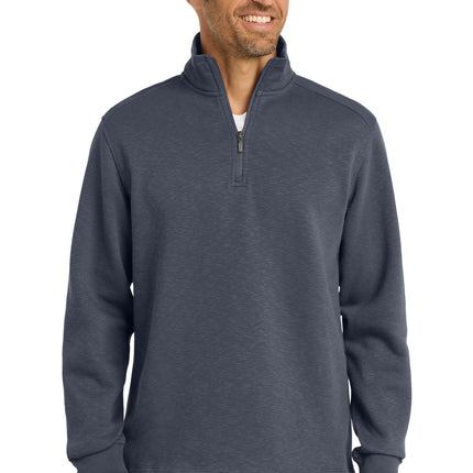 Port Authority ® Slub Fleece 1/4-Zip Pullover. F295