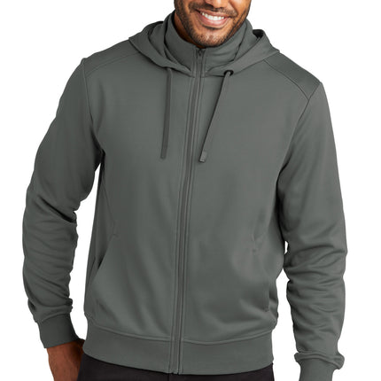 Port Authority ® Smooth Fleece Hooded Jacket F814