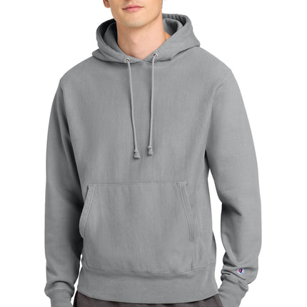 Champion  ® Reverse Weave  ® Garment-Dyed Hooded Sweatshirt. GDS101