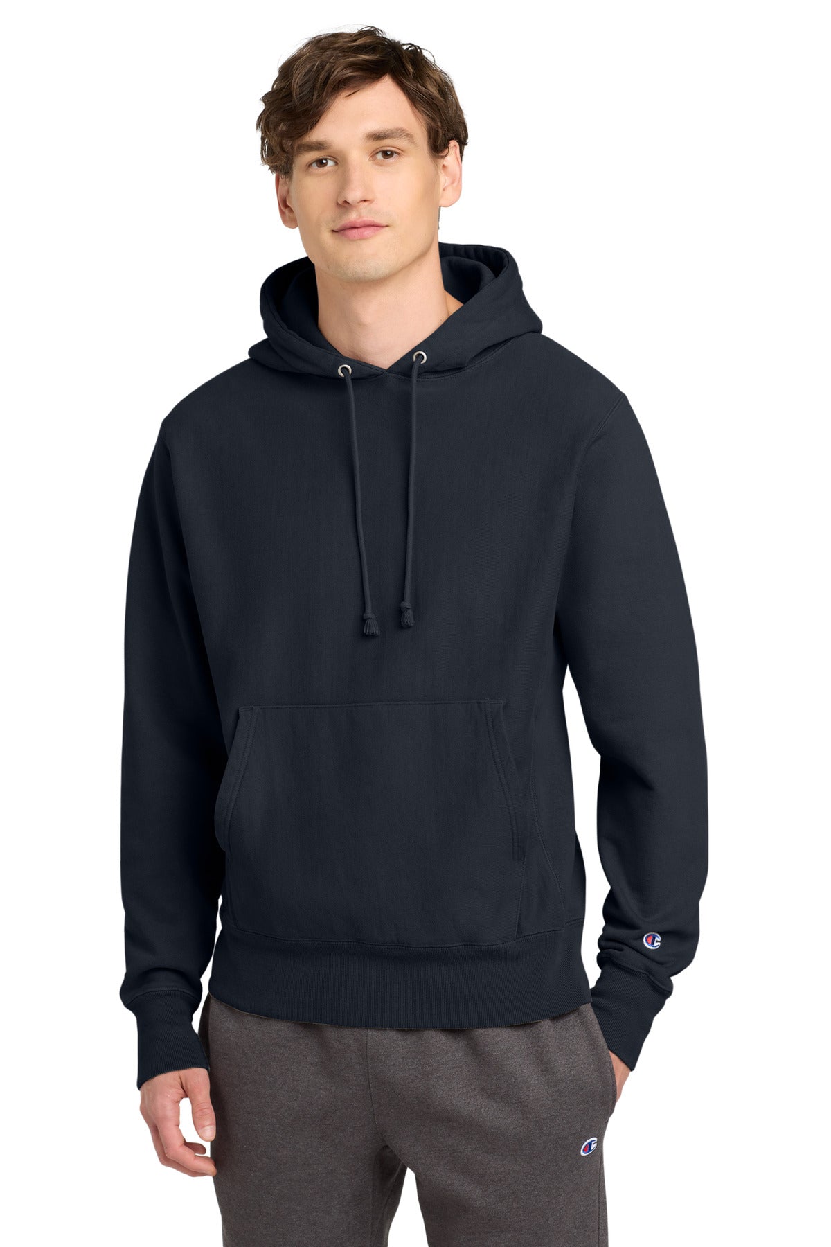 Champion ® Reverse Weave ® Garment-Dyed Hooded Sweatshirt GDS101