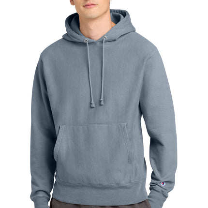 Champion  ® Reverse Weave  ® Garment-Dyed Hooded Sweatshirt. GDS101