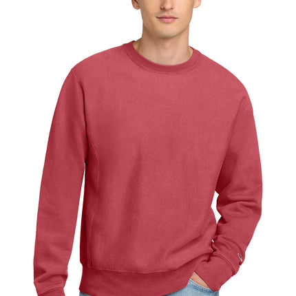 Champion  ® Reverse Weave  ® Garment-Dyed Crewneck Sweatshirt. GDS149