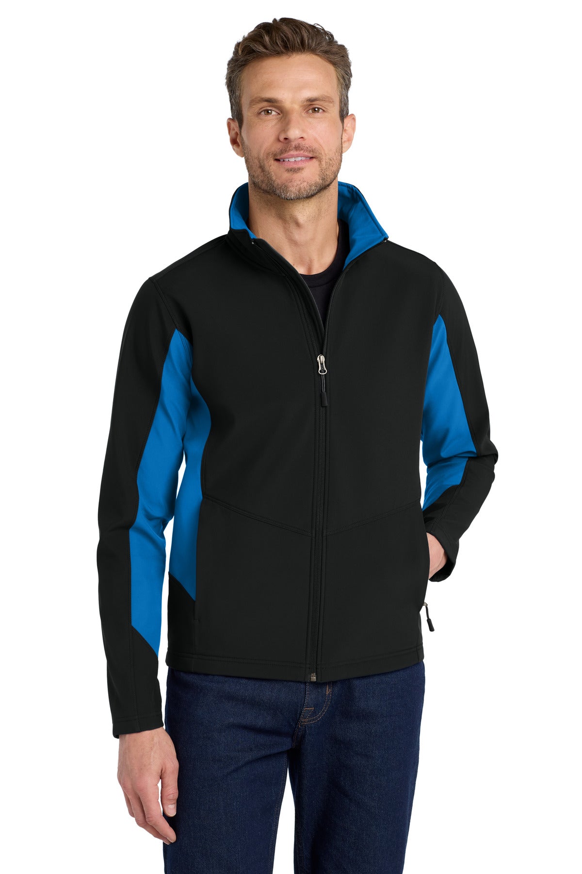 Port Authority® Core Colorblock Soft Shell Jacket J318
