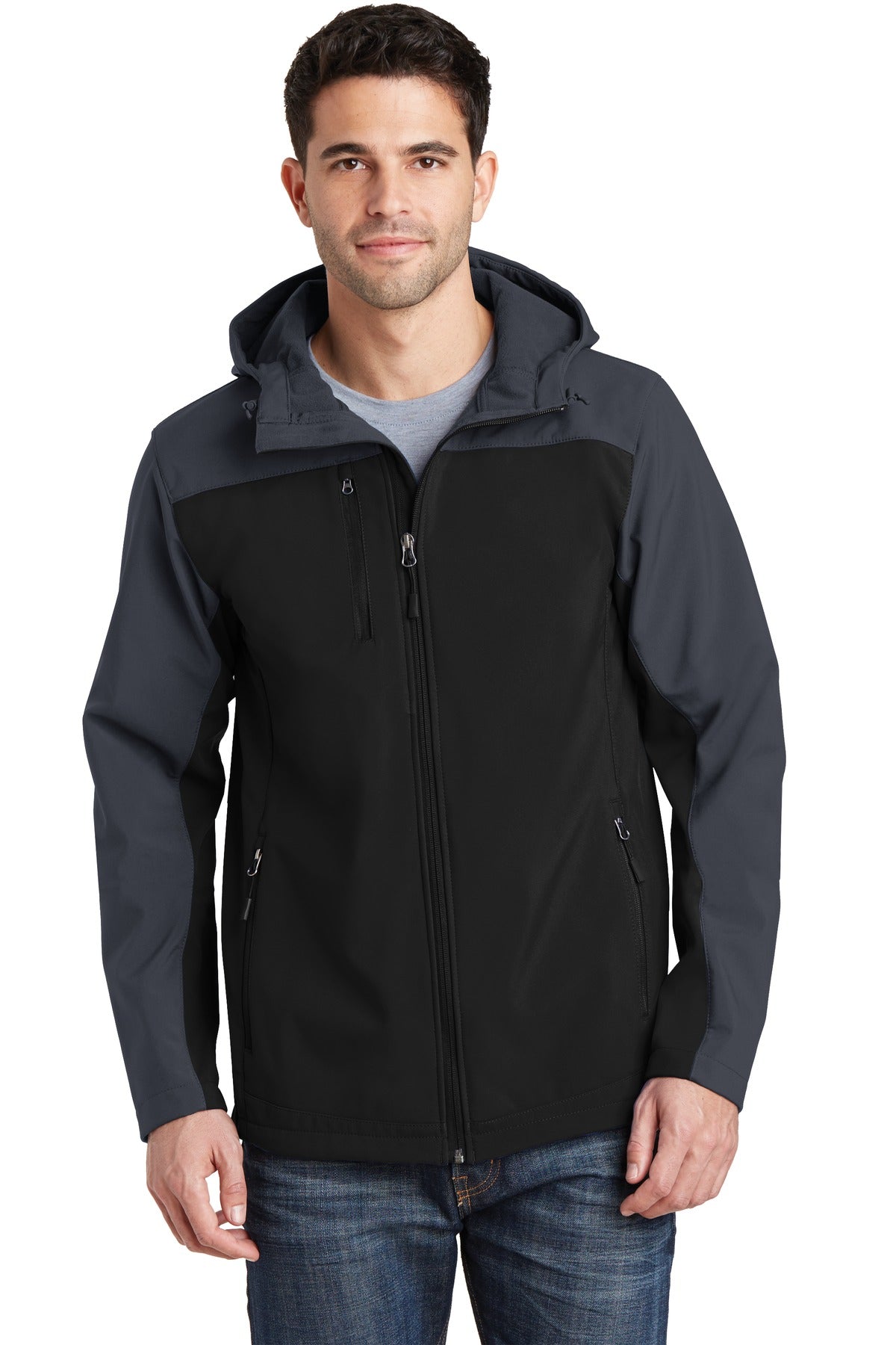 Port Authority® Hooded Core Soft Shell Jacket J335