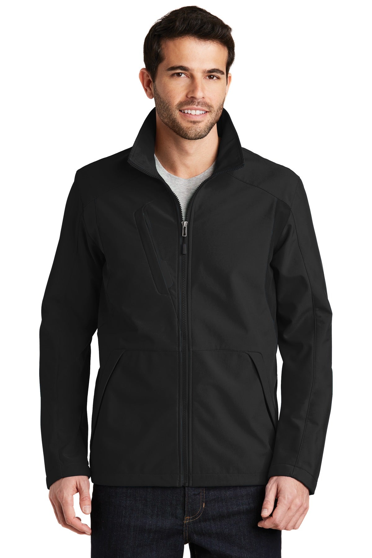 Port Authority® Back-Block Soft Shell Jacket J336