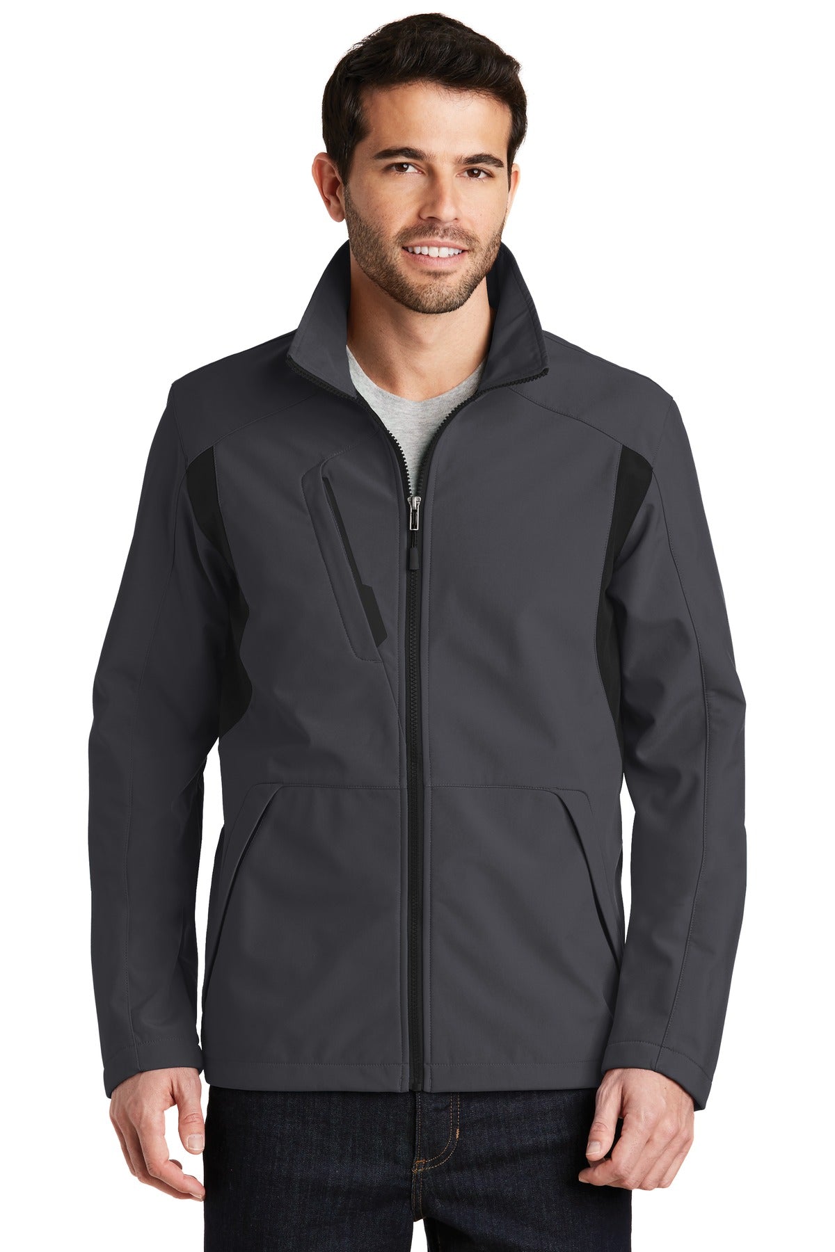 Port Authority® Back-Block Soft Shell Jacket J336
