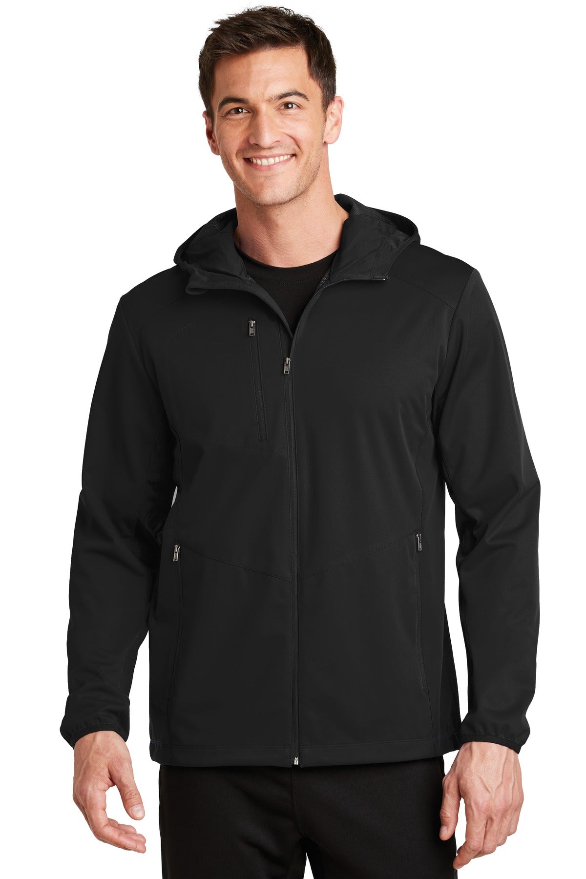 Port Authority® Active Hooded Soft Shell Jacket J719