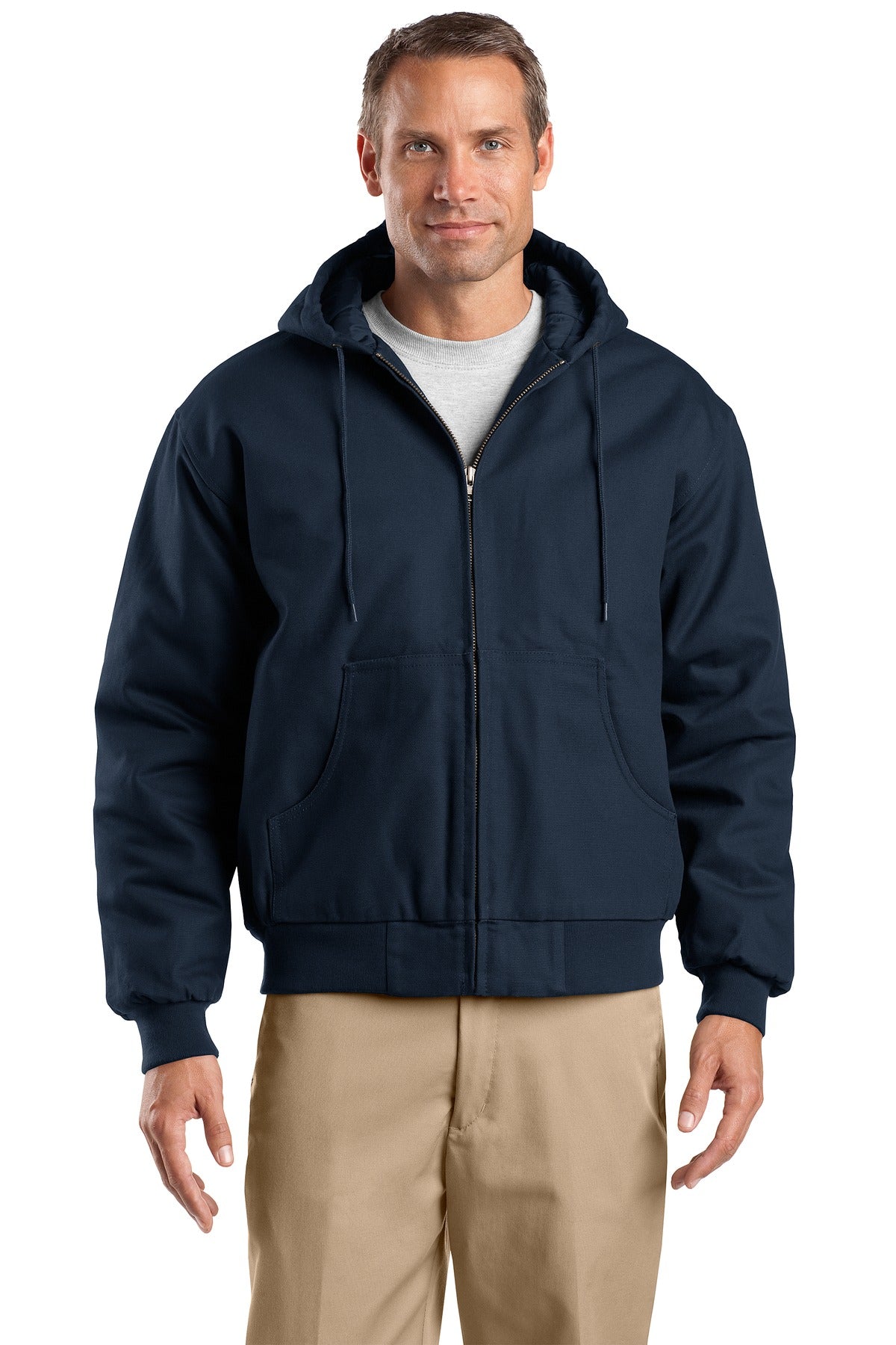 CornerStone® Tall Duck Cloth Hooded Work Jacket TLJ763H