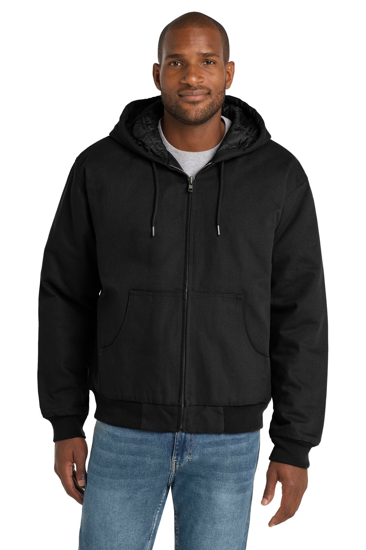 CornerStone® - Duck Cloth Hooded Work Jacket J763H