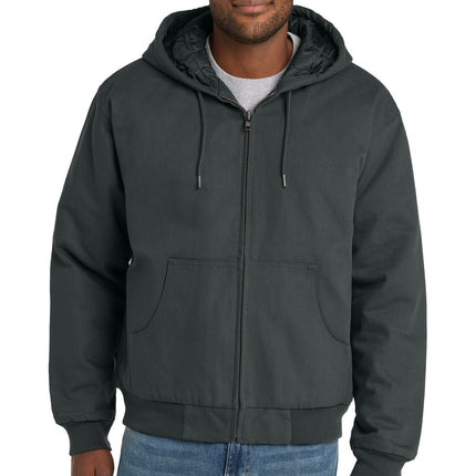 CornerStone ® - Duck Cloth Hooded Work Jacket.  J763H