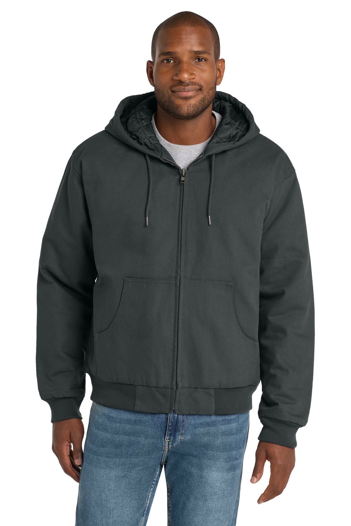 CornerStone® - Duck Cloth Hooded Work Jacket J763H