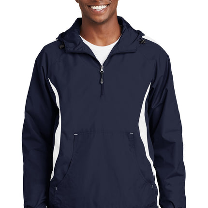 Sport-Tek ® Colorblock Raglan Anorak. JST63