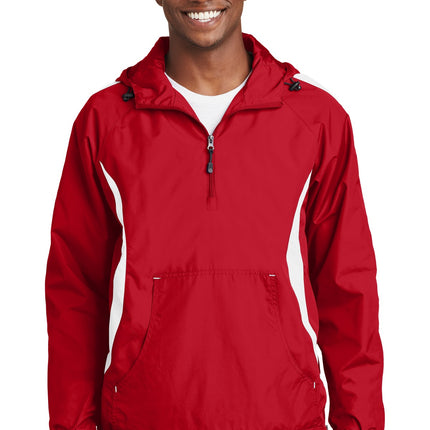 Sport-Tek ® Colorblock Raglan Anorak. JST63