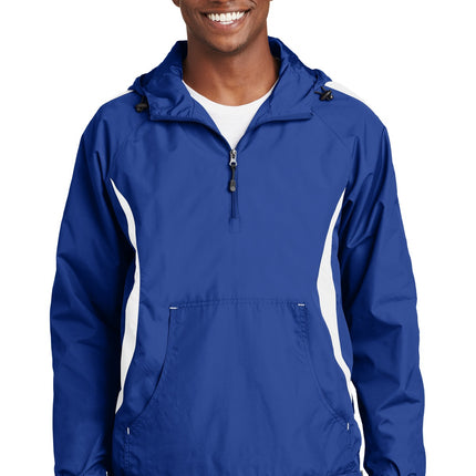 Sport-Tek ® Colorblock Raglan Anorak. JST63