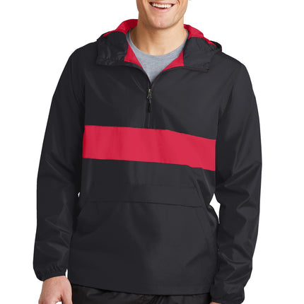Sport-Tek ® Zipped Pocket Anorak. JST65