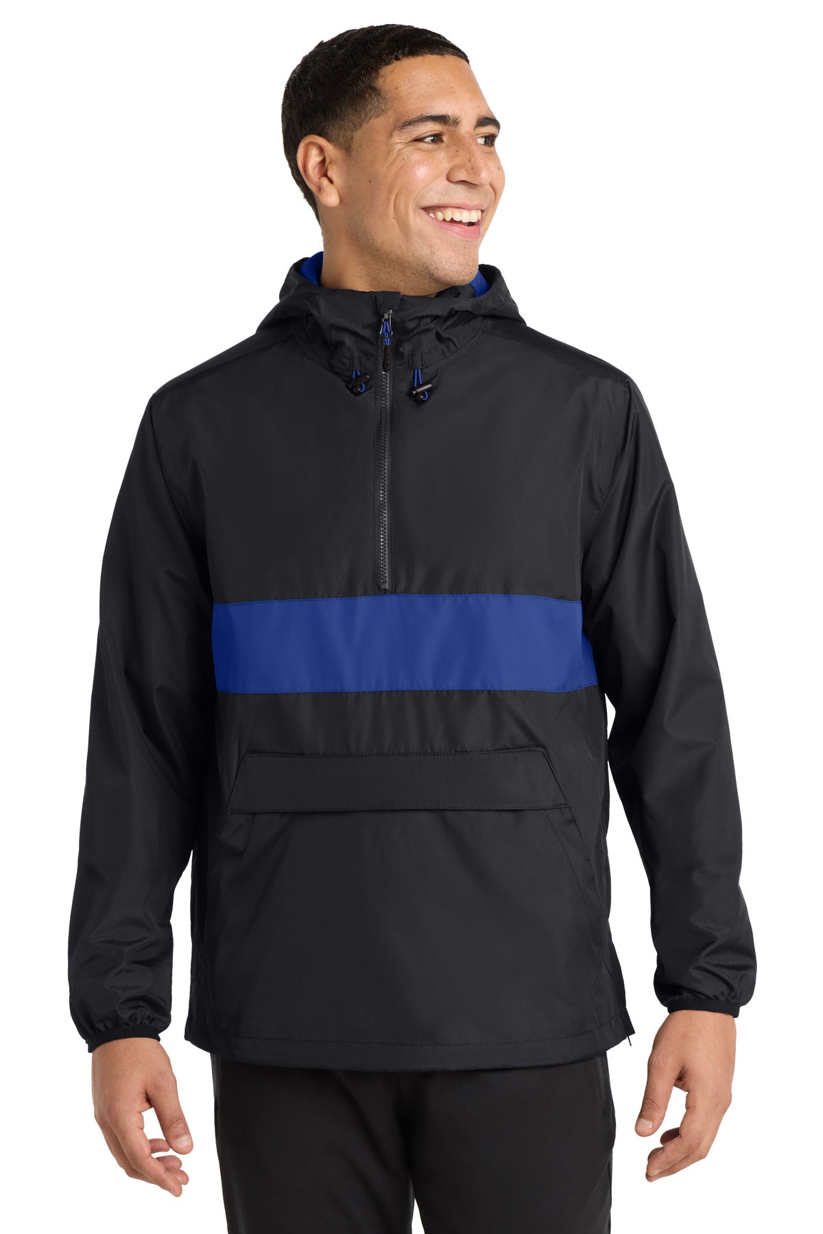 Sport-Tek® Zipped Pocket Anorak JST65