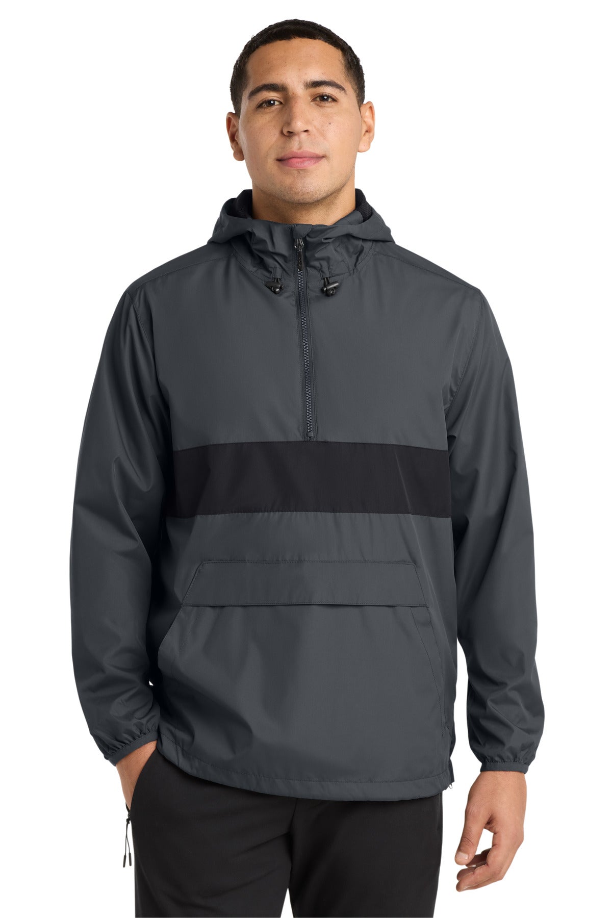 Sport-Tek® Zipped Pocket Anorak JST65