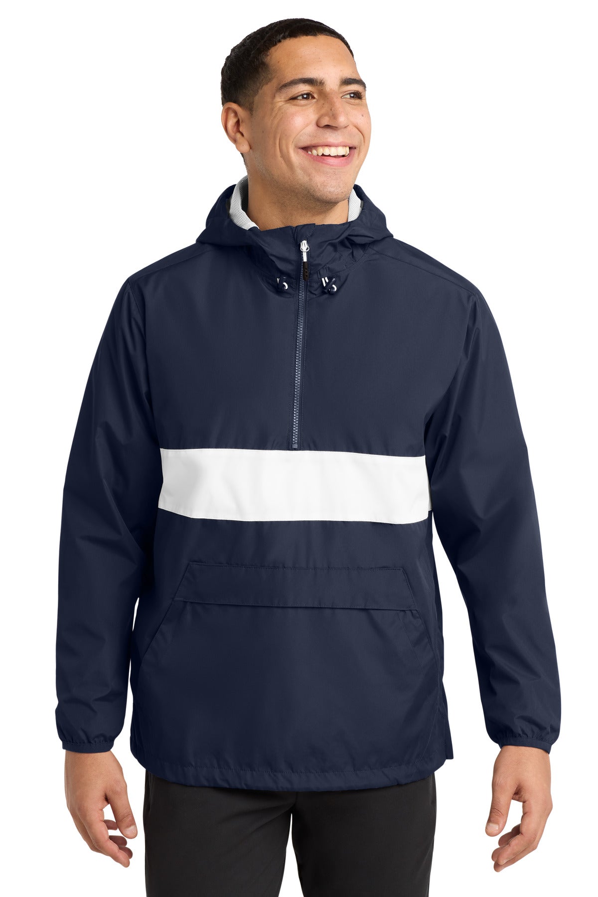 Sport-Tek® Zipped Pocket Anorak JST65