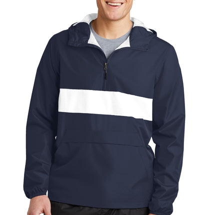 Sport-Tek ® Zipped Pocket Anorak. JST65