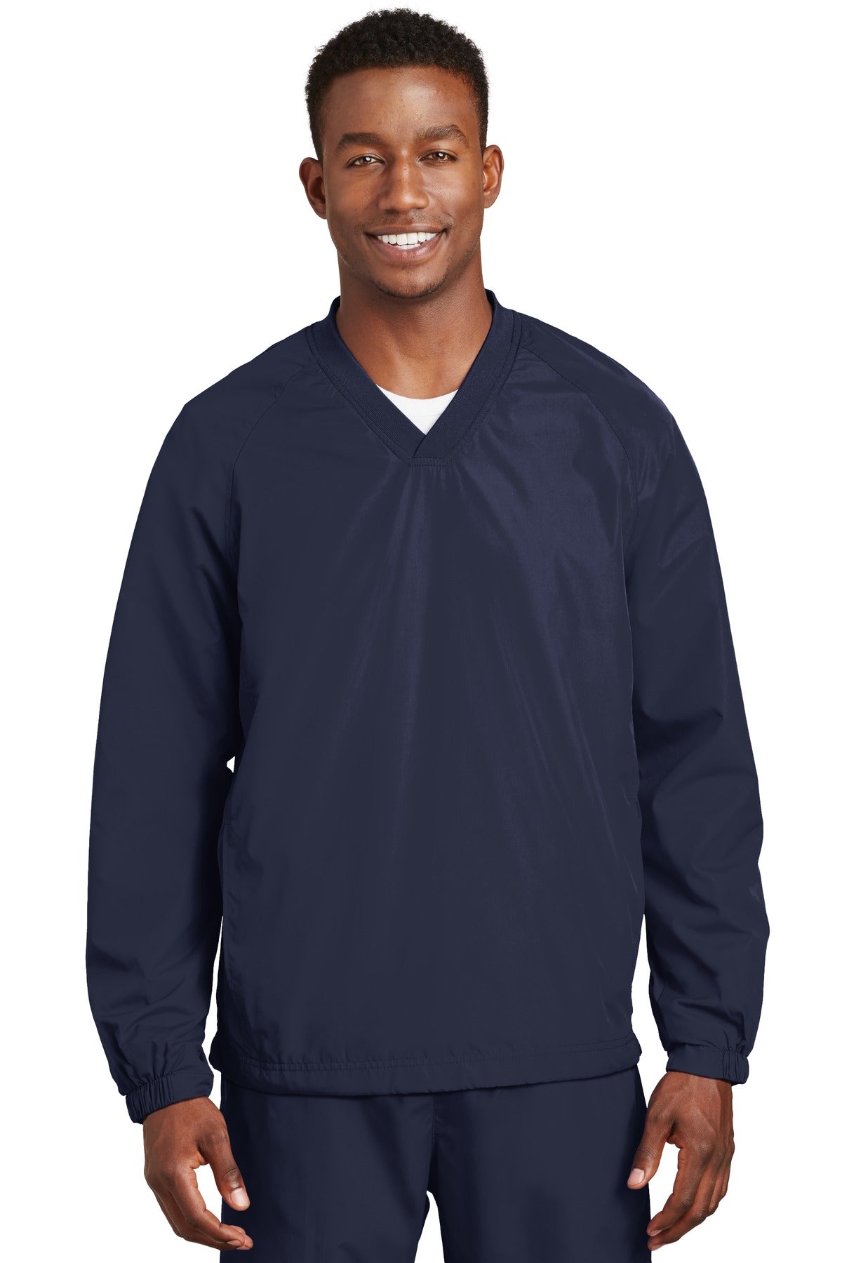 Sport-Tek® V-Neck Raglan Wind Shirt JST72