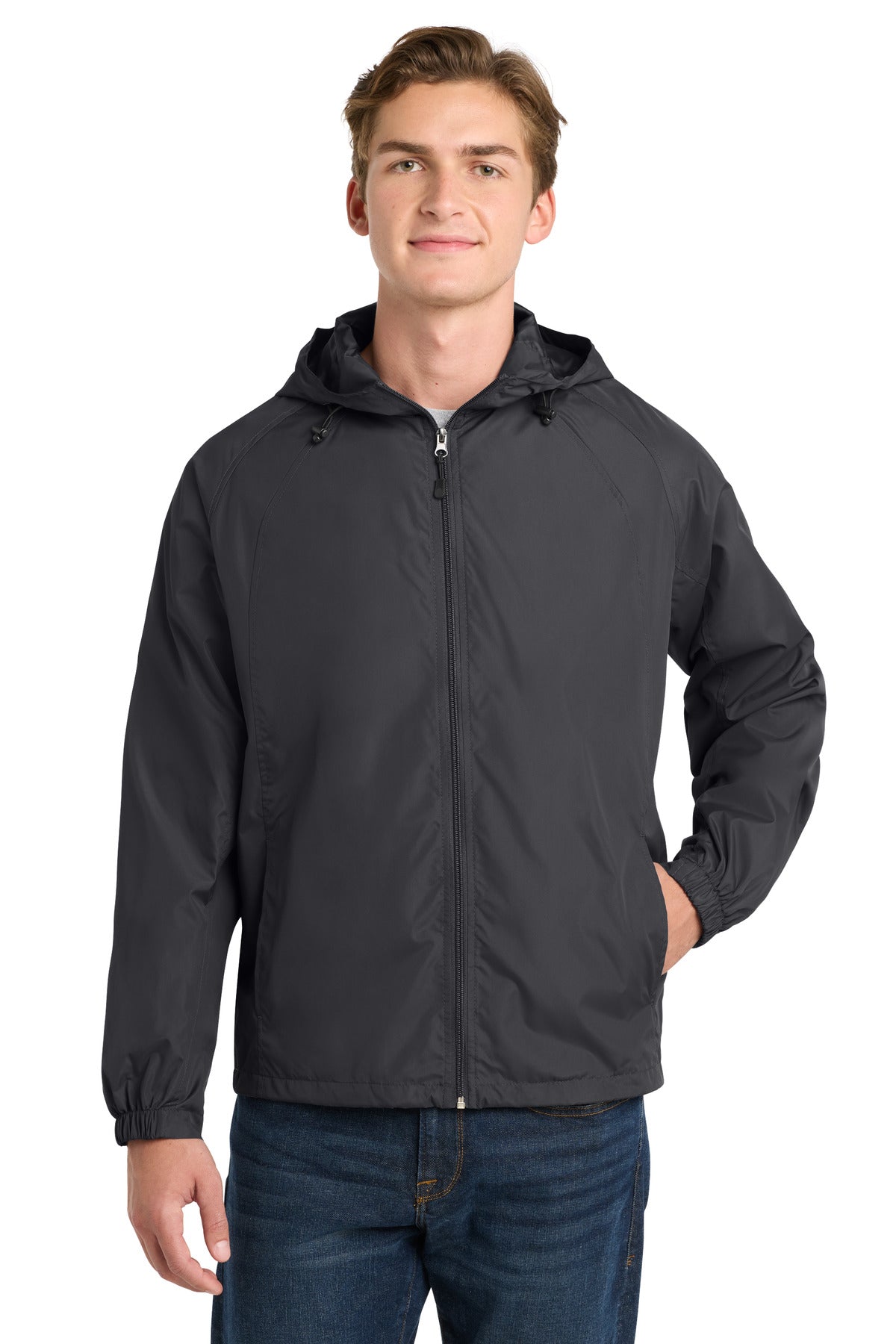 Sport-Tek® Hooded Raglan Jacket JST73