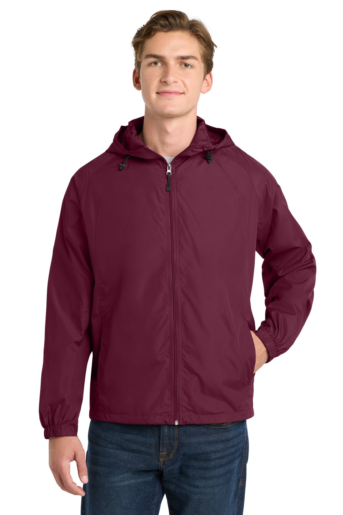 Sport-Tek® Hooded Raglan Jacket JST73