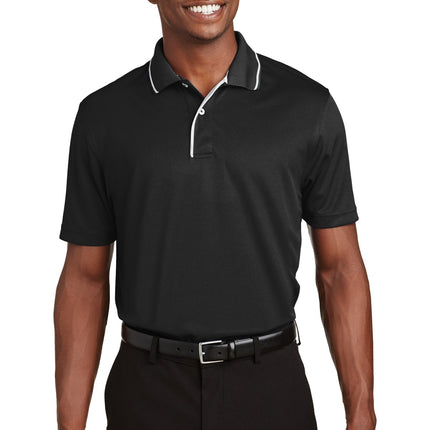 Sport-Tek ® Dri-Mesh ® Polo with Tipped Collar and Piping.  K467