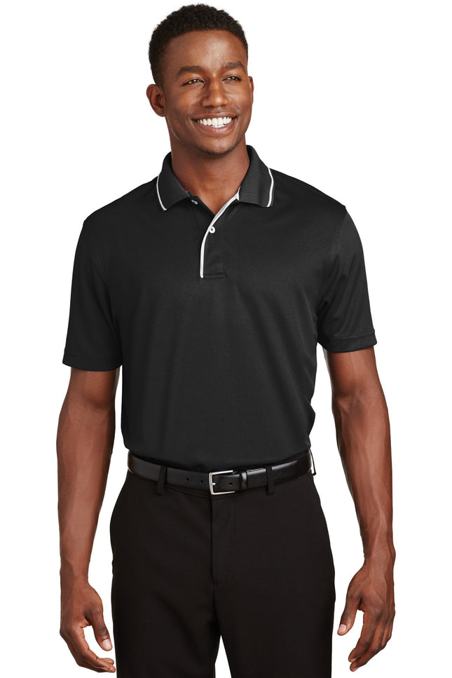 Sport-Tek ® Dri-Mesh ® Polo with Tipped Collar and Piping.  K467