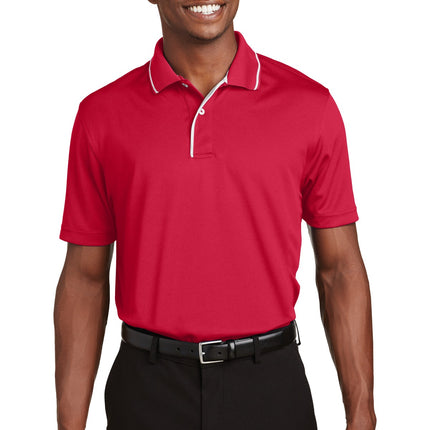 Sport-Tek ® Dri-Mesh ® Polo with Tipped Collar and Piping.  K467