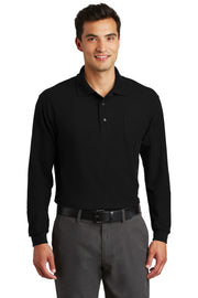 Port Authority ®  Long Sleeve Silk Touch Polo with Pocket.  K500LSP
