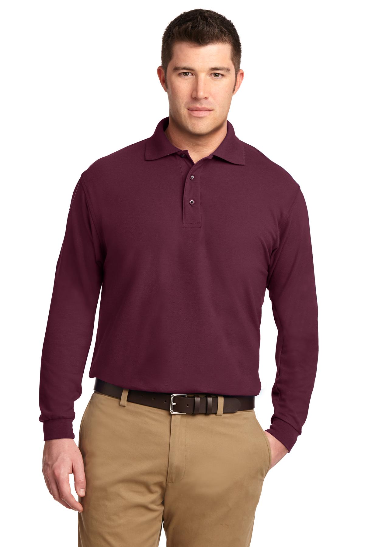 Port Authority ®  Silk Touch Long Sleeve Polo.  K500LS